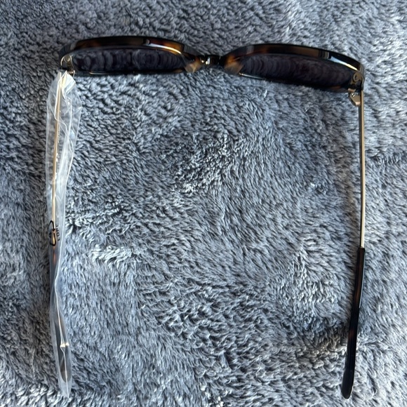 Kenneth Cole 56mm Cat Eye Sunglasses in Black/Gold/Gradient Brown NWT - Picture 6 of 7